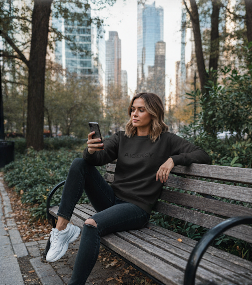 Aigency x Champion Crew Neck Sweatshirt